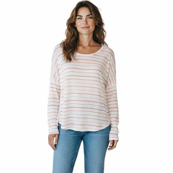 Loft Striped Long-sleeve Tee - Picture 1 of 11